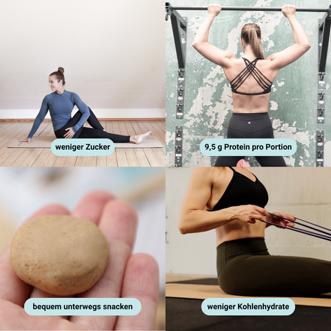 Apple Cinnamon Crunch NomNoms (Protein-Bites) – vegan mit Extra Protein