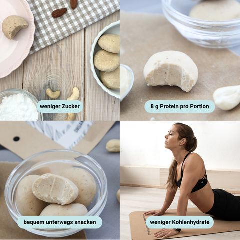 Vanilla Blast NomNoms (Protein-Bites) – bio, vegan mit Bio-Erythrit und Bio Erbsenprotein