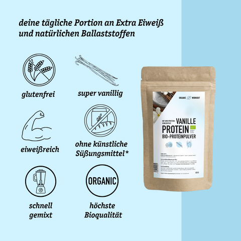 Organic Vanilla Protein Powder from Whey Protein Concentrate