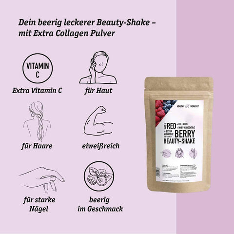 Organic Berry Protein Powder with Whey Protein Concentrate + Vitamin C