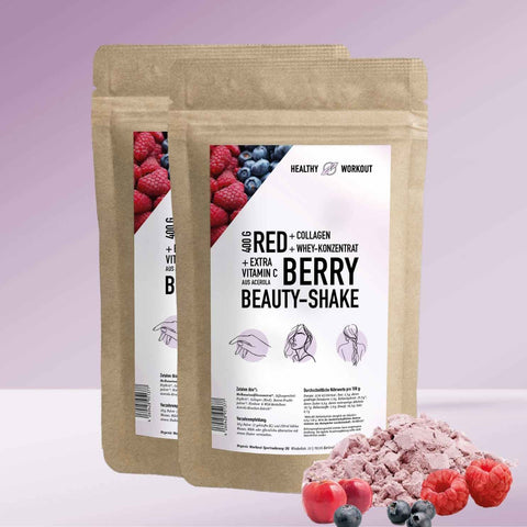 Organic Berry Protein Powder with Whey Protein Concentrate + Vitamin C