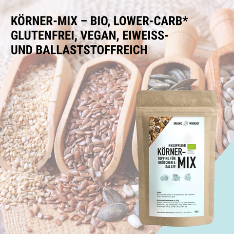 Bio Körner-Mix – ballaststoffreich, knusprig & vegan