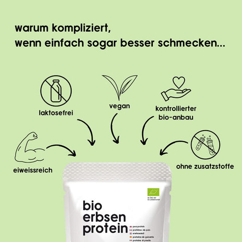 Organic Premium Pea Protein 500 g