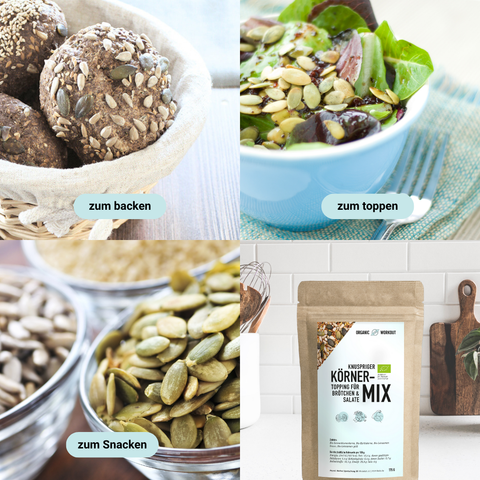 Bio Körner-Mix – ballaststoffreich, knusprig & vegan