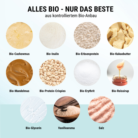 Crispy Vanilla Protein Crumble – bio, vegan mit Bio-Erythrit und Bio Erbsenprotein