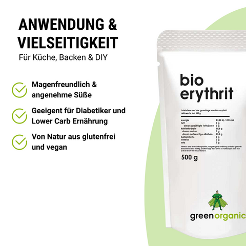 Organic Premium Erythritol - 500g