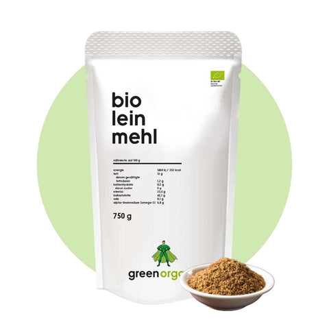 Organic premium linseed flour 750 g