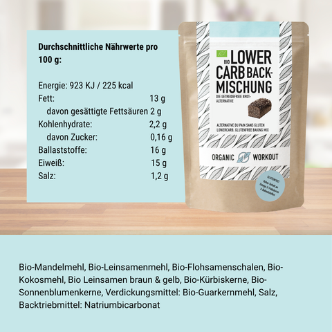 Organic Lower-Carb Baking Mix – gluten-free & dairy-free