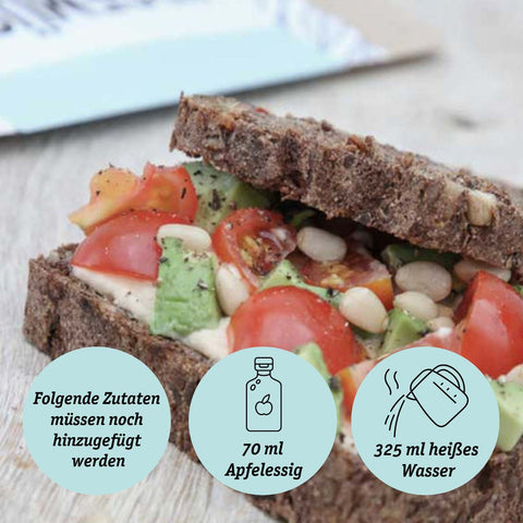 Vegan Organic Bread Baking Mix with Vegetables, the protein-rich, lower-carb* bread alternative