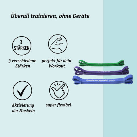 Fitness Bands Set (3 bands)
