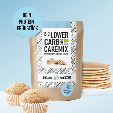 Organic Lower-Carb Vanilla PanCake Mix for cakes, muffins & pancakes