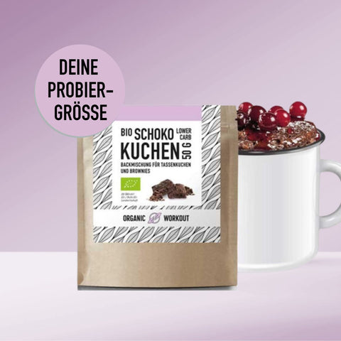 Organic Lower Carb Chocolate Cake Mix for Mug - 50 g
