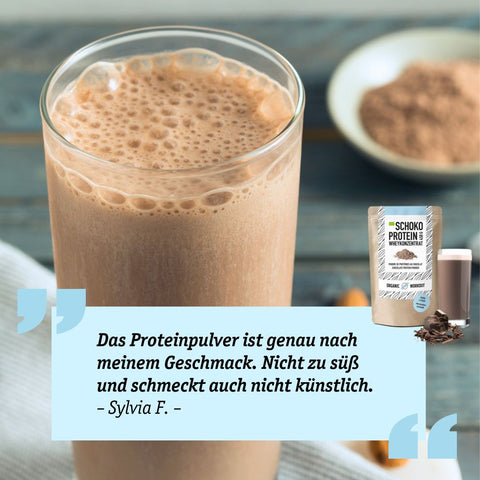 SAMPLE Organic Chocolate Protein Powder from Whey Protein Concentrate - 30g