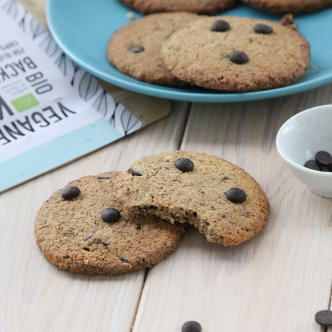 Plant Lover’s Bundle: Organic Vegan Chocolate Biscuit Baking Mix + Crunchy Hazelnut Butter + Lower-Carb Baking Mix + Vegan Shake Sample
