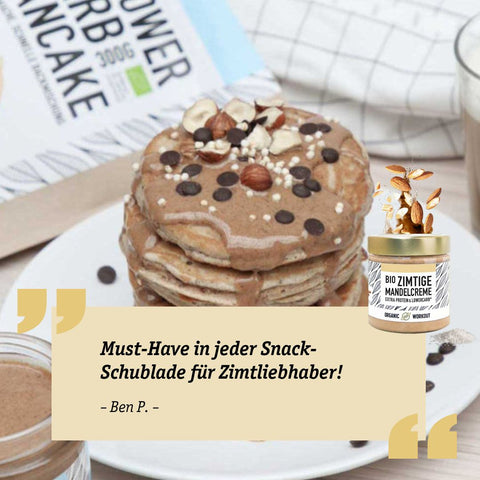 Organic Cinnamon Almond Butter with Whey Protein + Vanilla (limited special edition)
