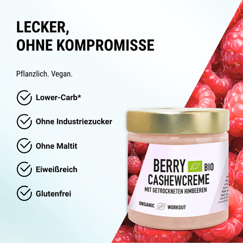 Limited Edition Organic Raspberry Cashew Butter