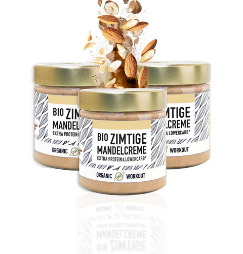 Organic Cinnamon Almond Butter with Whey Protein + Vanilla (limited special edition)