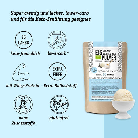 Organic Vanilla Protein Powder from Whey Protein Concentrate