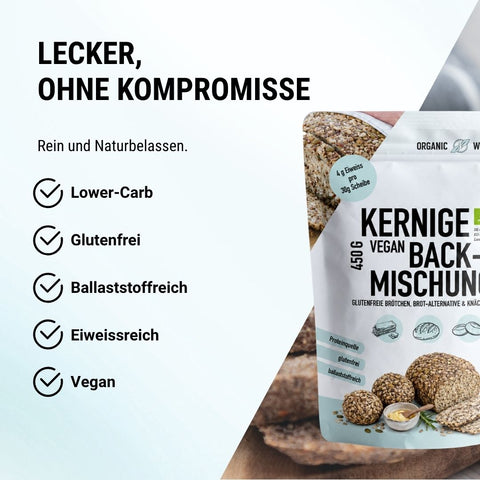 Organic Lower-Carb Baking Mix – gluten-free & dairy-free