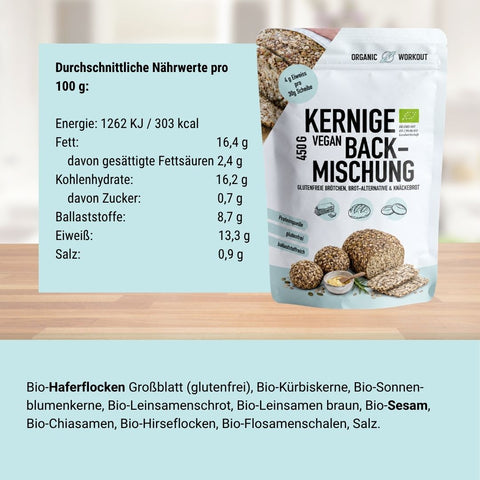 Organic Lower-Carb Baking Mix – gluten-free & dairy-free