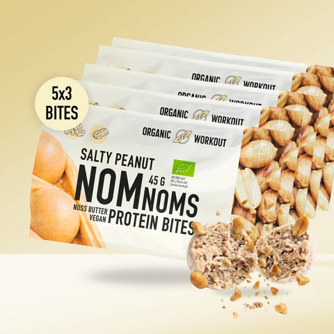 Salty Peanut NomNoms (Protein-Bites) – bio, vegan mit extra Protein