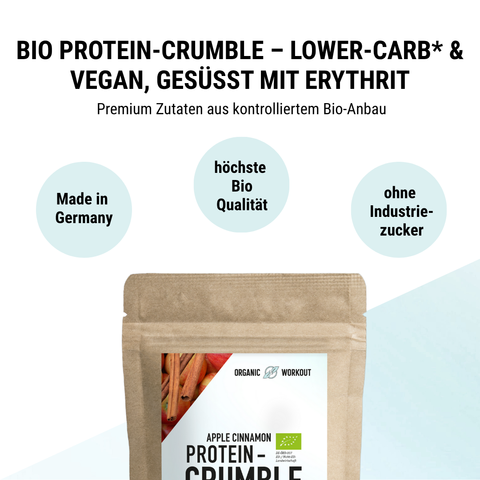 Protein-Crumble Apple Cinnamon (200 g)