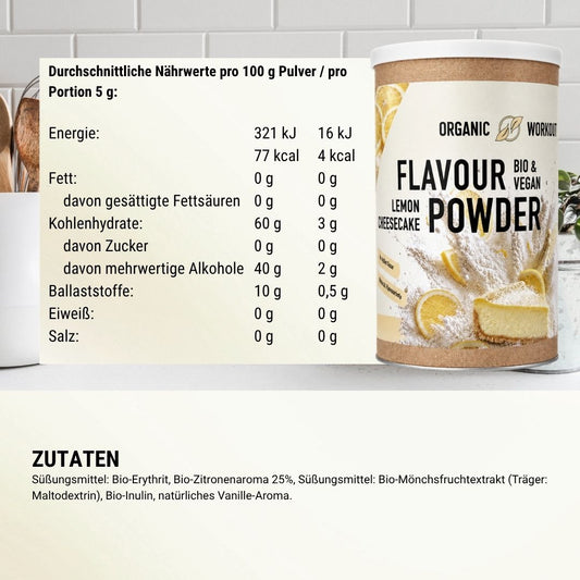 Bio Lemon Cheesecake Flavour Powder - 150 g