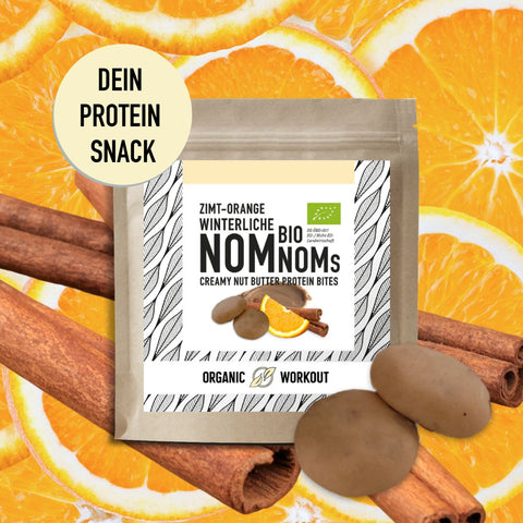 Zimt-Orange NomNoms (Protein-Bites) – vegan mit Extra Protein