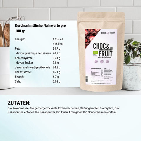 Organic Low Sugar Chocolate Drops - lower-carb*, vegan, and sweetened with erythritol