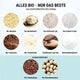 Organic Lower-Carb Vegan Cookie Baking Mix for gluten-free chocolate chip cookies and biscuits