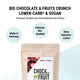 Organic Low Sugar Chocolate Drops - lower-carb*, vegan, and sweetened with erythritol