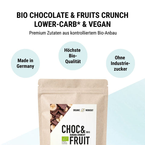 Organic Low Sugar Chocolate Drops - lower-carb*, vegan, and sweetened with erythritol