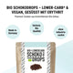 Organic Low Sugar Chocolate Drops - lower-carb*, vegan, and sweetened with erythritol