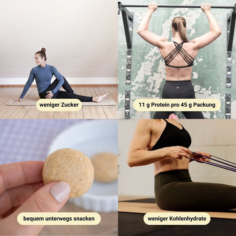 Salty Peanut NomNoms (Protein-Bites) – bio, vegan mit extra Protein