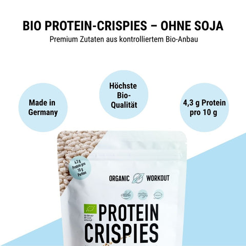 Bio Protein Crispies – glutenfrei, sojafrei, vegan