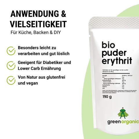 Bio Premium Powder Erythritol - 190 g
