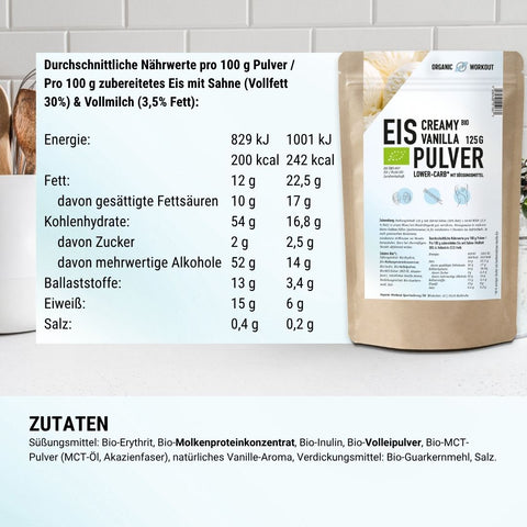 Organic Vanilla Protein Powder from Whey Protein Concentrate