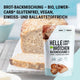 HELLE LOWER-CARB* BRÖTCHEN BACKMISCHUNG – glutenfrei, vegan, bio, Sauerteig, für Brötchen & Brot-Alternative