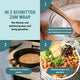 WRAPS LOWER-CARB* BACKMISCHUNG – glutenfrei, vegan, bio, Sauerteig, für Wraps & Fladenbrot