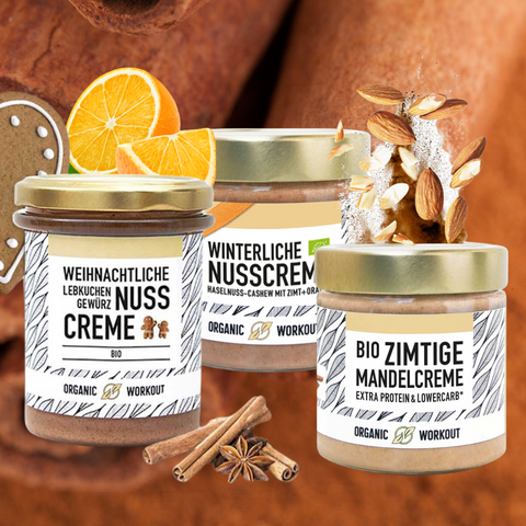 Organic Christmas Nut Butter with Gingerbread Spices (limited special edition)