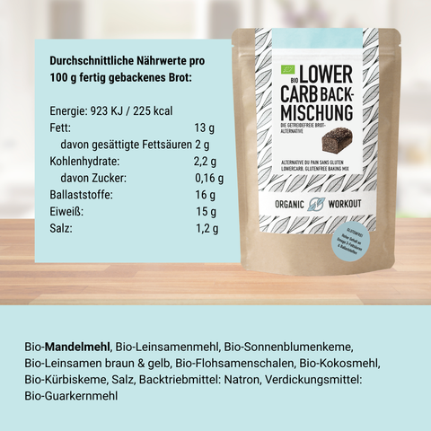 Organic Lower-Carb Baking Mix – gluten-free & dairy-free