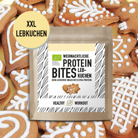 Lebkuchen NomNom Protein Bites – bio, vegan mit Extra pflanzlichem Protein