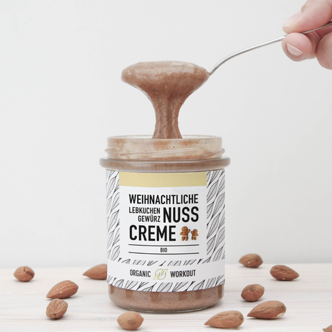 Organic Christmas Nut Butter with Gingerbread Spices (limited special edition)