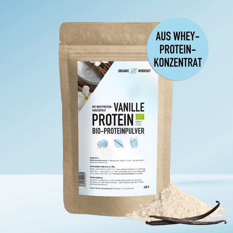 Organic Vanilla Protein Powder from Whey Protein Concentrate
