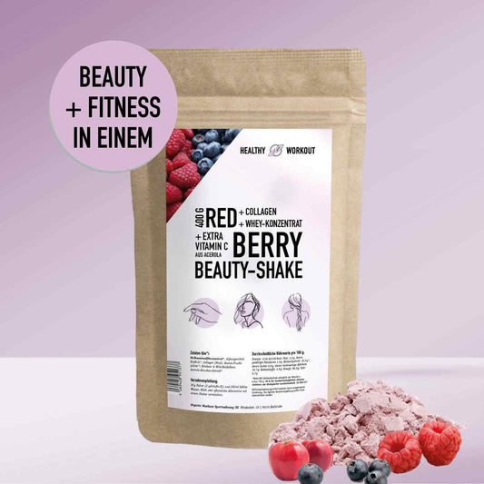 Organic Berry Protein Powder with Whey Protein Concentrate + Vitamin C