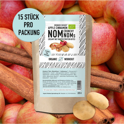 Apple Cinnamon Crunch NomNoms (Protein-Bites) – vegan mit Extra Protein
