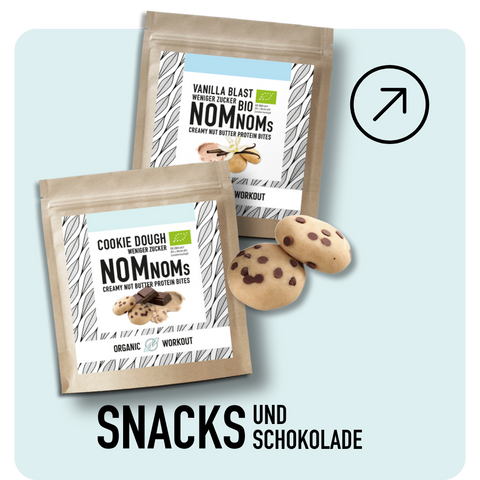 Snacks und Schokolade