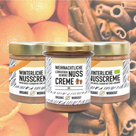 Organic Christmas Nut Butter with Gingerbread Spices (limited special edition)