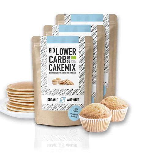 Organic Lower-Carb Vanilla PanCake Mix for cakes, muffins & pancakes